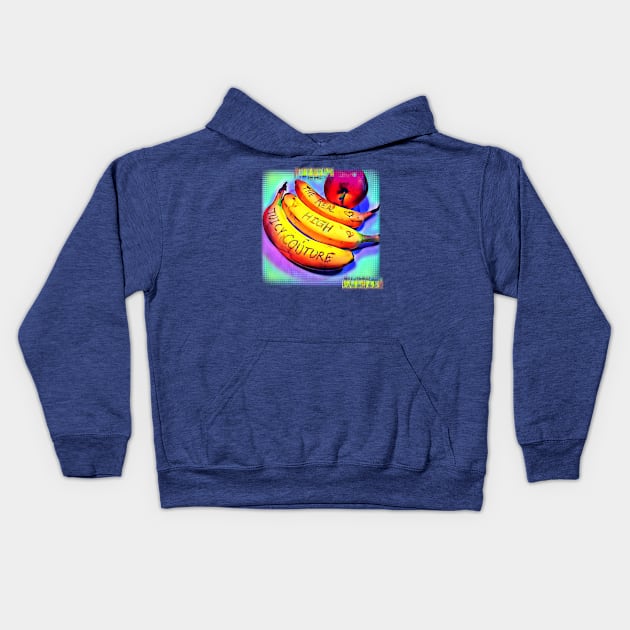 Go bananas over this REAL high JUICY COUTURE colorful fruit art – YUMMY Kids Hoodie by originalsusie